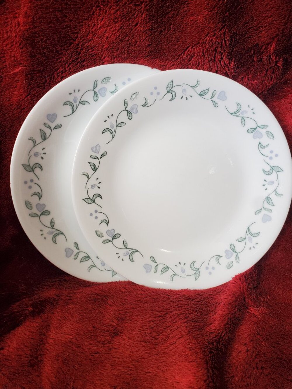 Corelle Corning Country Cottage Bread Dessert Appetizer Plates 6.75" set of 2